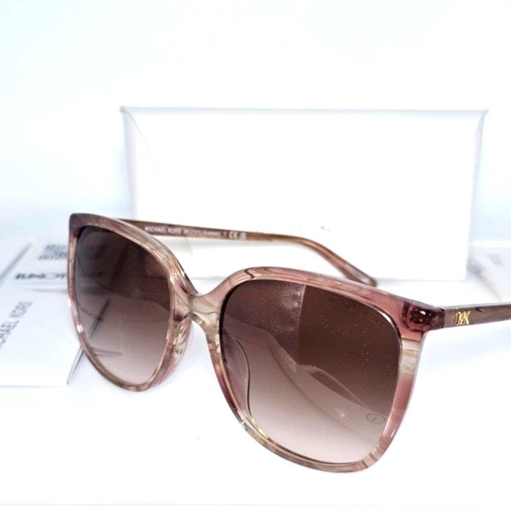 Michael Kors Women's Sunglasses gradient MK2137U 317513 57 Anaheim Tan Blush - Picture 6 of 14